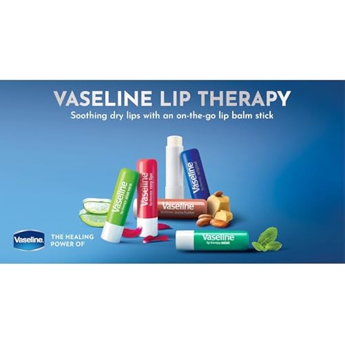 Vaseline Lip Therapy Aloe Vera Lip Balm With Pure Jelly & Rich Aloe Extracts For Shiny & Healthy Lips| Nourishes & Protects Lips| Non-Greasy Lip Moisturizer For Naturally Tinted Lips| 4.8 Gm - Image 5